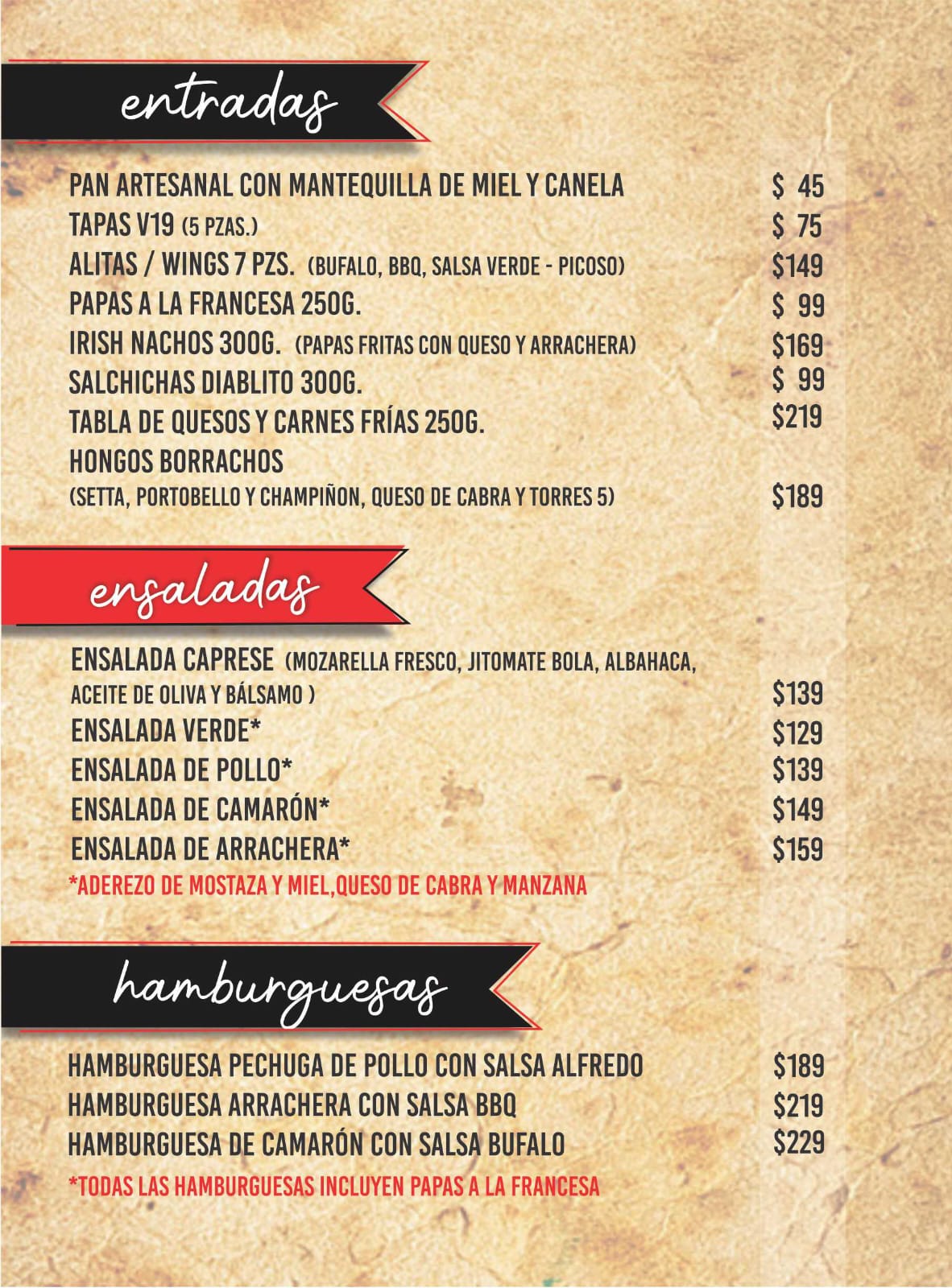 Men&uacute; Project V19, p&aacute;gina 3