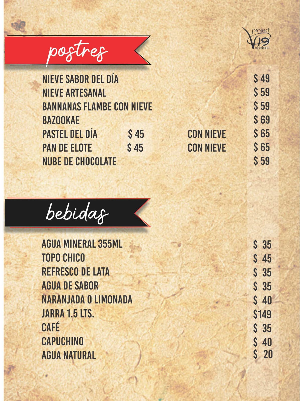 Men&uacute; Project V19, p&aacute;gina 7